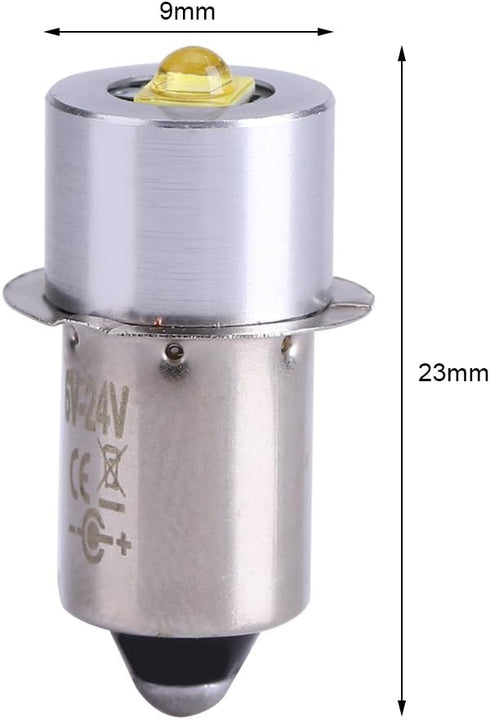 Light Bulb, 5W 6-24V P13.5S Led Flashlight Replacement Bulb High Bright LED Upgrade Bulb Replacement for LED Emergency Flashlights Torch...