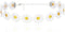 GUOXIAOMEI Sweet Handmade Colorful Daisy Flower Sunflower Pendant Clavicular Chain Adjustable Choker Necklace Friendship Elegant Jewelry for Women...