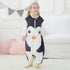 MICHLEY Toddler Sleeping Sack with Feet Newborn Infant Sleeveless Sleeping Bag 2-Way Zipper Baby Wearable Blanket for Walkers,Penguin,3-5T...