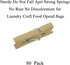 HAHIYO Wooden Clothes Pins Clothespins Mini Do NOT Fall Apart 1 inches Length 80 Pack Sturdy Strong Springs No Rust No Discoloration for Laundry B...