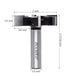 Spoilboard Surfacing Router Bits, 1/2" Shank, 2" Cutting Diameter, Four Wings Carbide, Slab Flattening Router Bit, Wood Planing, Woodworking Tool...