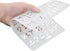 8Pcs Plastic Letter Stencil, Alphabet Stencils Plastic Lettering Number Guide Set for DIY Craft Spraying Painting Drawing Diary Scrapbook...