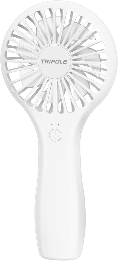 TriPole Handheld Fan 5000 mAh Battery Operated Mini Fan Portable Small Personal Fan with Powerful Wind USB Rechargeable Eyelash Fan for Makeup Gir...