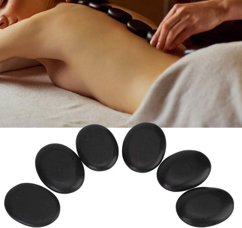 ZJchao Massage Stone Set Basalt Hot Rocks Stones, Hot Spa Energy Back Massagers Body Health Care Tool for Spa Massage Heat Rock Massaging Kit Hot ...