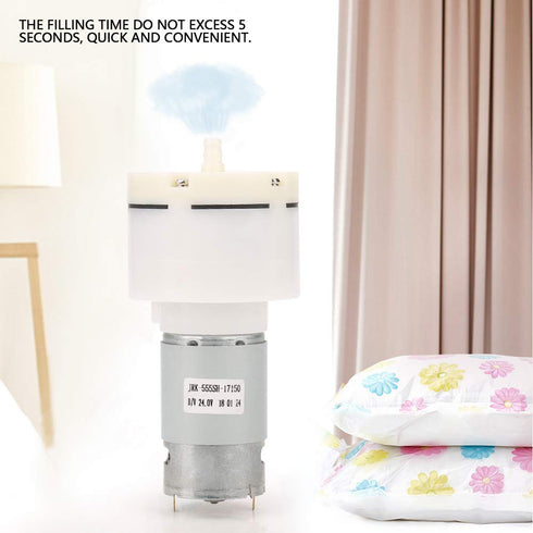 Mini vacuum pump, DC 24V Mini Small, low-noise, short filling time Air vacuum suction pump, 24V Mini vacuum pump> 13.0 L / min, <60dB, low noise, ...
