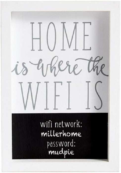 Mud Pie WiFi Home Decor Plaque...