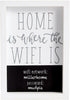 Mud Pie WiFi Home Decor Plaque...