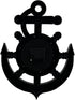Nautical Anchor Design Wall Clock...