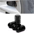 Car Tire Stem Valve Caps, 4 Pcs Aluminum Alloy Valve Stem Covers, Corrosion Resistant Leak-Proof Tire Cap Cover Accessories, Hexgon Style Wheel Ai...