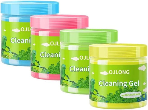 Multifunction Cleaning Gel, Universal Dust Cleaner, Car Cleaning Gel, Car Dust Dirt Cleaning Gel, Car Vent Outlet Mud Remover, Car Interior Cleani...