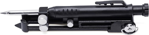 Woodworking Graffiti Tools - Graffiti Measuring Aluminum Pencils, DIY Markers with Deep Holes, Adjustable Gauges...