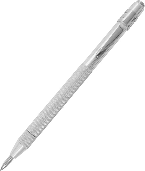 Performance Tool W7552 Tungsten Carbide Tipped Scriber with Aluminum Body, Magnet and Pocket Clip, Great for Marking on Various Materials...