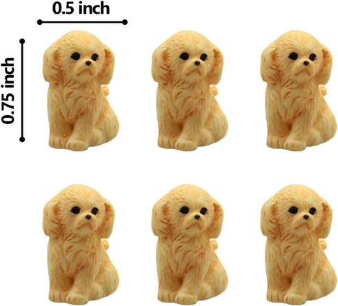 Door Hinge Heads Decorative Topper - Magnetic Hinge Head Dog Set of 6...