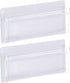 PATIKIL Magnetic Pen Holder for Refrigerator, 2 Pack 125x60mm Dry Erase Marker Pencil Holder Cup Organizer for Fridge Whiteboard Locker, White......