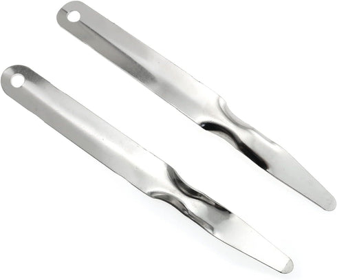 E-outstanding 2PCS Stainless Steel Flat Staplers Puller, Staple Remover Tools, Stainless Steel Crowbar Nail Lifter for Office Home Business...