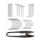 82 Pcs Wig Making Kit T Pins I Type J C Curved Needles for Hair Extensions Sewing Weaving Knitting Modelling Crafts...