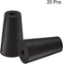 MECCANIXITY Rubber Tapered Plug 10mm to 15mm with Hole Test Tubes Bungs Stopper Black for Lab Home 20 Pieces...