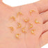 Beadia 18K Gold Plated End Caps Non Tarnish 4x8mm 200pcs for Jewelry Making Findings...