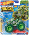 Hot Wheels Monster Trucks New for 2024 1:64 Scale (Green Rhinomite 3/4 Camo Crashers)...