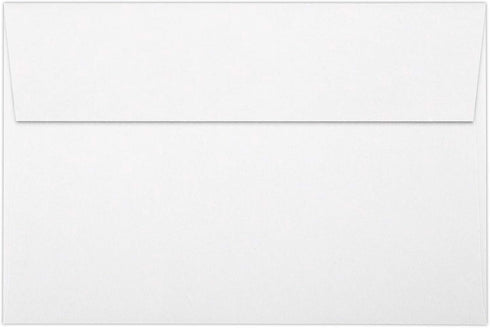 LUXPaper A9 Invitation Envelopes | Peel & Press | 5 3/4" x 8 3/4" | White | 80lb. Text | 50 Qty...