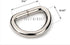 CRAFTMEMORE D-Ring Findings 5/8, 3/4 & 1 Inch Metal Non Welded D Rings for Belts Bags Lanyard Leathercraft Avail 4 Colors (3/4" x 20 Pack, Gunmeta...