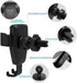 Q12 QI Car Phone Charger Holder Universal Quick Charging Ball Air Vent Wireless Navigation Stand for Samsung iPhone...