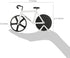 Bicycle Pizza Cutter - TOUR de PIZZA - Dual Stainless Steel Non-Stick Cutting Wheels - Display Stand - The Bike Pizza Cutter is Dishwasher Safe...