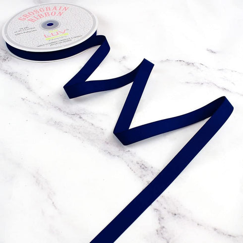 Creative Ideas 50-Yard Solid Grosgrain Ribbon, 5/8-Inch, Navy Blue...