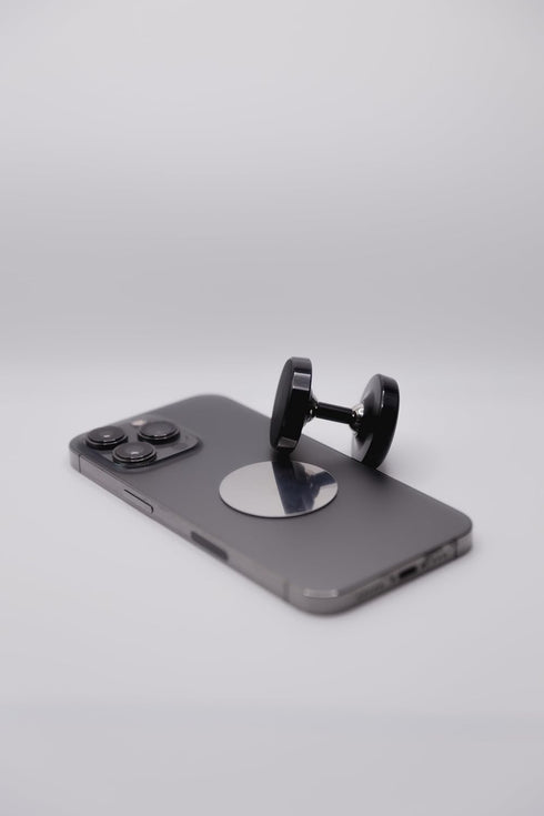 Dual Gym Magnetic Phone Holder for Gym-Top Magnetic Hold for Any Metal Surface. Phone Gym Magnet and Phone Mount for Gym - Mobile Videos and Pictu...