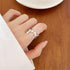 Daisy Flower 925 Sterling Silver Adjustable Open Ring for Women Girls Hypoallergenic Expandable Wedding Statement Finger Rings Comfort Fit Dainty ...