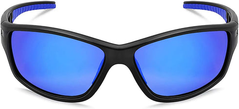MAXJULI Polarized Sports Sunglasses for Men Women Tr90 Frame for Running Fishing Baseball Driving MJ8013...