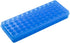 2Pcs PCR Tube Rack, Double Panel Microcentrifuge Test Tube Rack Holder for 0.5ml 1.5ml 2ml Test Tube, 60-Well, Blue...