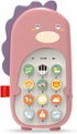 Baby Cell Phone Toy with Early Education & Music, Learning Educational dinosaur fake phone fun for kids, Sensory Toys for Toddlers Kids Boys and G...