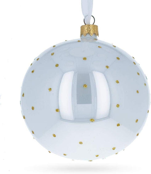 Panda Bears on Tree Branch Glass Ball Christmas Ornament 4 Inches...