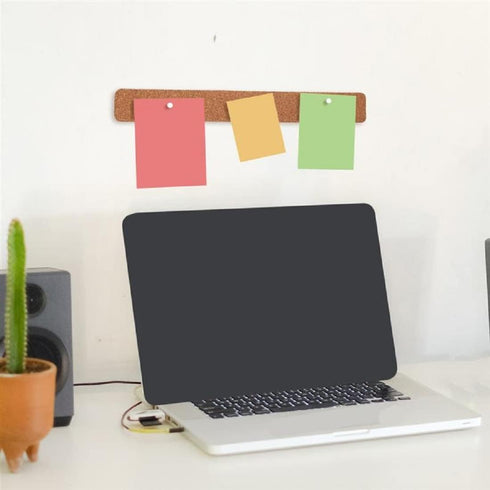 4pcs Felt Pin Board Bar Strips Bulletin Board,12"*2",1/4" Bulletin Bar Strip Cork Board Push Pins Memo Notice Boards Adhesive Lightweight Bulletin...
