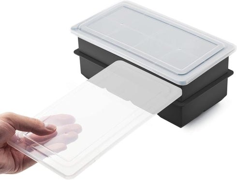 Samuelworld Large Silicone Ice Cube Tray Molds, 2-Pack, Big 2 Inch Cubes - BPA Free, Flexible, 8 Cavity Easy Release Slow Melting Ice for Whiskey,...