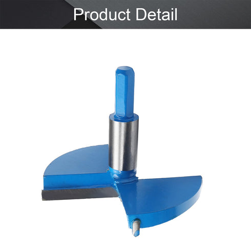 Utoolmart Forstner Drill Bit, 100mm Cemented Carbide Wood Cutter Tool, Hex Shank Woodworking Hole Saw Cutter, 80mm Length Woodworking Hole Boring ...