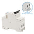 Baomain 16A AC Miniature Circuit Breaker, AC 400V 50Hz 6000A 2 Pole C65 MCB DIN Rail Mounting,MBM6C...