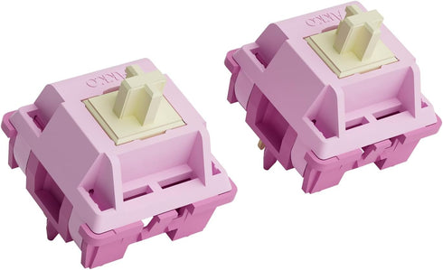 Akko V3 Creamy Purple Pro Keyboard Switch for Mechanical Gaming Keyboard, 5-Pin 30gf tactile Switches (45pcs)...