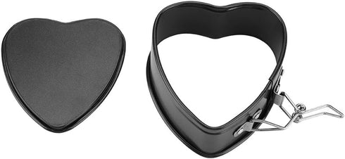 Cake mould,Non Stick Heart Springform Pan,Non-stick Cheesecake Heart Shaped Cake Pans DIY Heart Baking moulds,Carbon Steel Springform Pan Cake Mou...