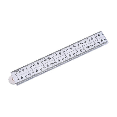 uxcell Folding Ruler 100cm 4 Fold Metric Measuring Tool ABS for Woodworking Engineer White...