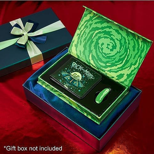 RICK AND MORTY Card Wallet and Keyring Set for Men Teenagers - Card Slots ID Pocket Groot Mens Wallet - Gifts for Men...