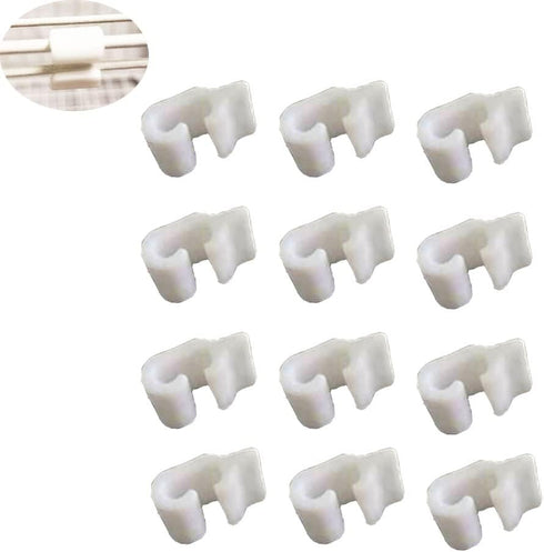 12 Pack Rabbit Cage Wire Crate Door Lock Buckle Connector Latches Clamp for Cat Dog Pet Cages Buckles Fence Fixing Clip DIY Reinforced Combine Sna...