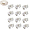 12 Pack Rabbit Cage Wire Crate Door Lock Buckle Connector Latches Clamp for Cat Dog Pet Cages Buckles Fence Fixing Clip DIY Reinforced Combine Sna...