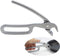 OBTANIM Heavy Duty Pizza Pan Gripper, Cast Aluminum Anti-Scald Baking Pan Gripper Clips Retriever Tongs for Lifting Hot Plate with Food Out from M...