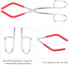Lab Beaker Tongs Lab Tool Supplies 9.8in Length with Rubber Coated Ends for 50mL - 1000mL Capacity Beaker...