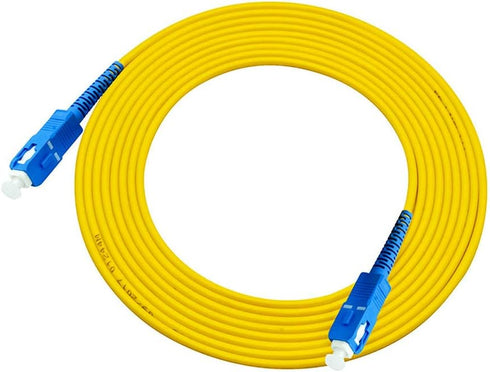 10 Meters 33ft SC to SC Fiber Optic Cable Jumper Optical Patch Cord Simplex Single-mode 9/125 SC-SC...