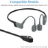 Magnetic Charging Cable Compatible with AfterShokz Aeropex AS800 OpenComm ASC100SG Bluetooth Headphones Accessories USB Fast Charger Cord 3.3ft (2...