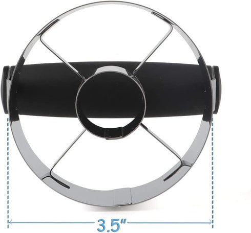 HULISEN Donut Cutter, 3.5 inch Stainless Steel Doughnut Cutter with Soft Grip Handle, and Small Biscuit Cutter, Professional Baking Dough Tools, G...