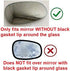 Check Size - New Replacement Mirror Glass with Full Size Adhesive for BMW 128 135 323 328 335 M3 Passenger Side View Right RH...